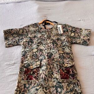 Ganni Tapestry mini dress (NWT)